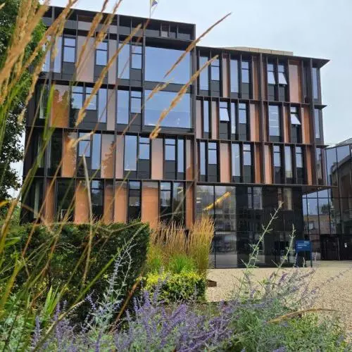 Beecroft building in autumn